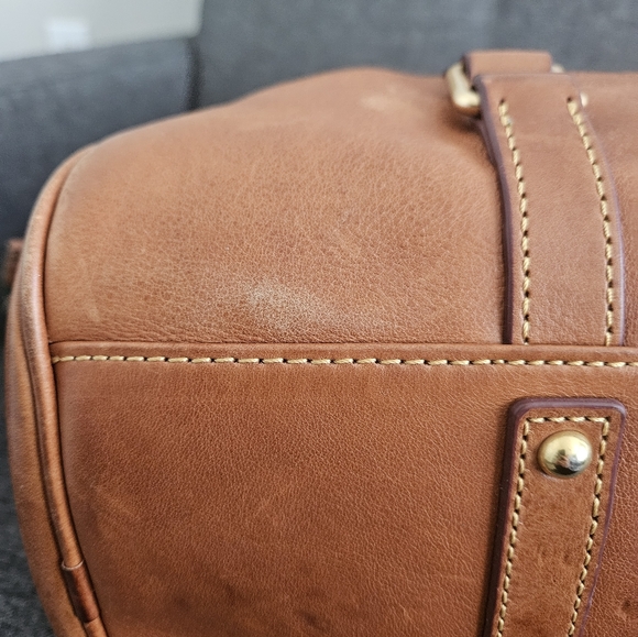 Dooney & Bourke Brown Satchel - Picture 4 of 10